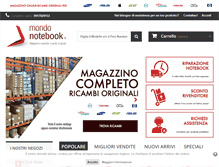 Tablet Screenshot of mondonotebook.it